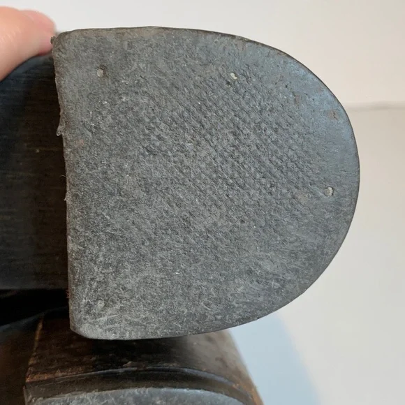 Vic Matie Women’s Size 38 Brown Leather 2.5” Block Heel Western Ankle Boots - Picture 10 of 15